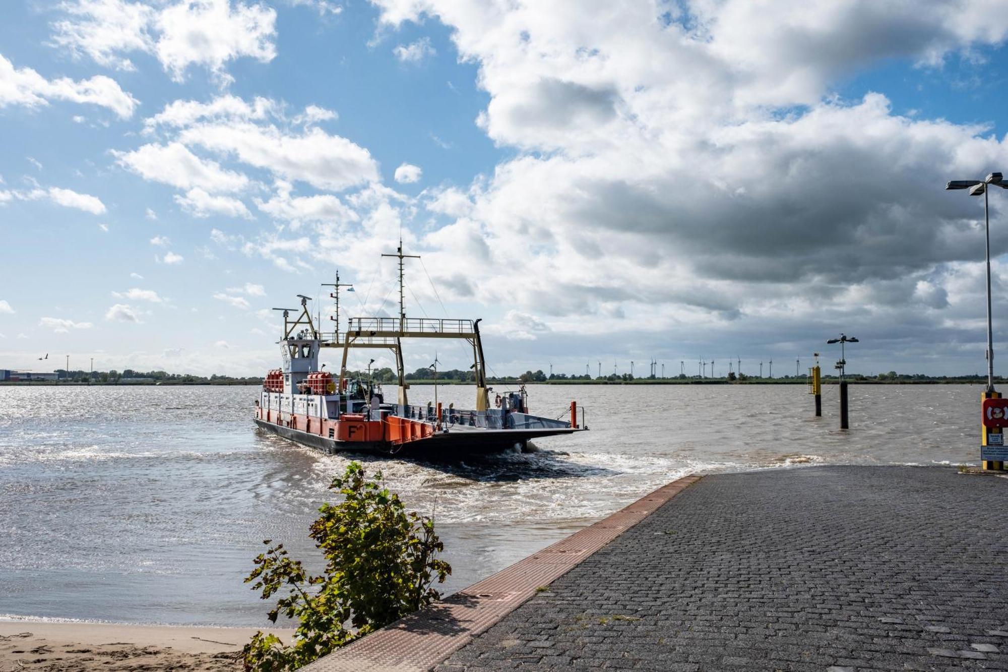 Ferienwohnung Flut Am Weserstrand Sandstedt Экстерьер фото