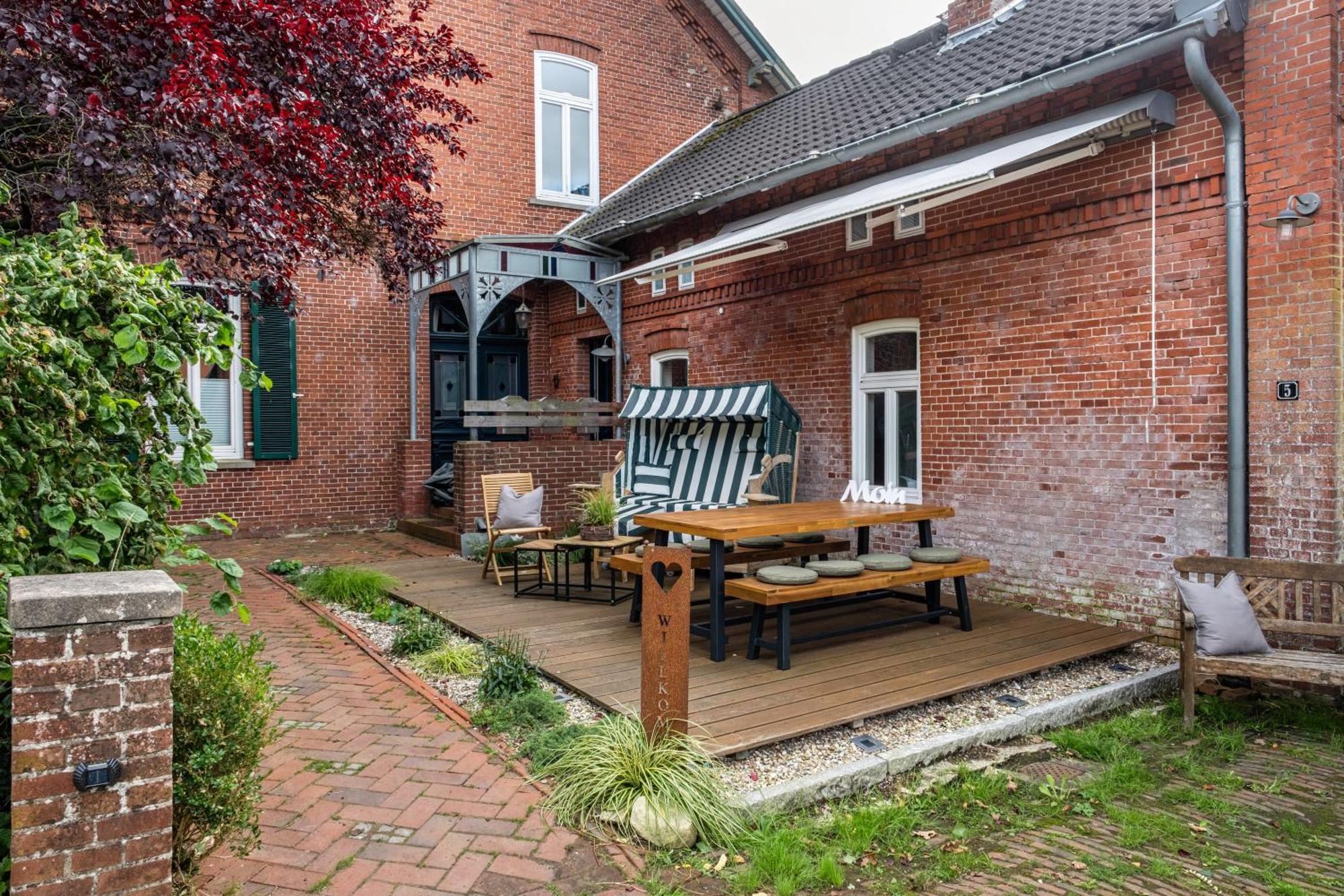 Ferienwohnung Flut Am Weserstrand Sandstedt Экстерьер фото
